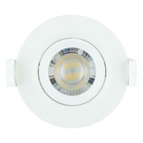 Spot Led de Embutir Redondo Branco Taschibra 3W 4000K