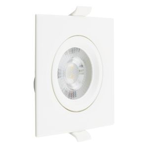 Spot Led de Embutir Quadrado Branco Taschibra 5W 4000K