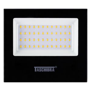 Refletor de Led Preto Taschibra 50W 3000K