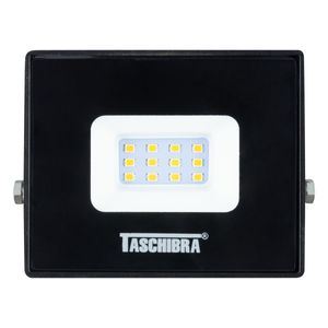 Refletor de Led Preto Taschibra 10W 3000K