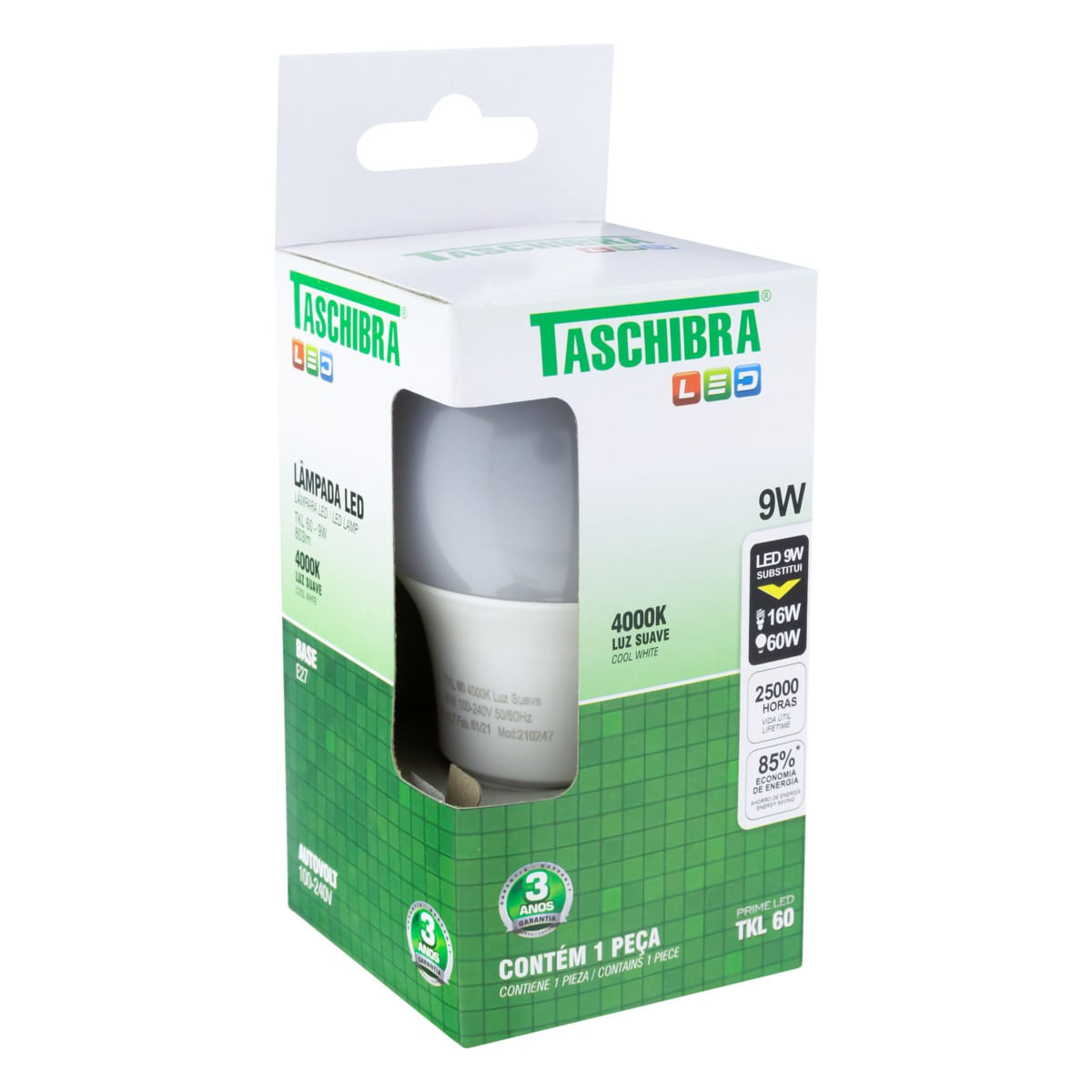 LâmpadaLedTKL60Taschibra4000K9WAutovoltAngularEsquerda2