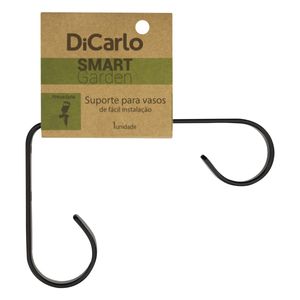 Suporte para Vaso Preto Di Carlo 16cm