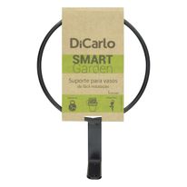 Suporte para Vaso Preto DiCarlo 16cm Redondo