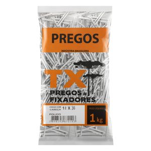 Prego Polido com Cabeça Tx Pregos 18 x 36 1kg