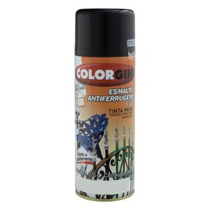 Tinta Spray Antiferrugem Colorgin 350ml Preta