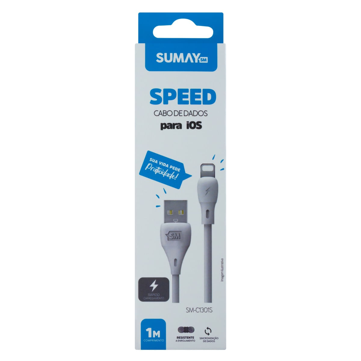 CaboLightningBrancoSumay1mFrontal1