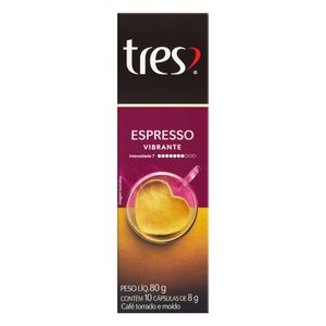 Cápsula de Café Espresso 3 corações Vibrante