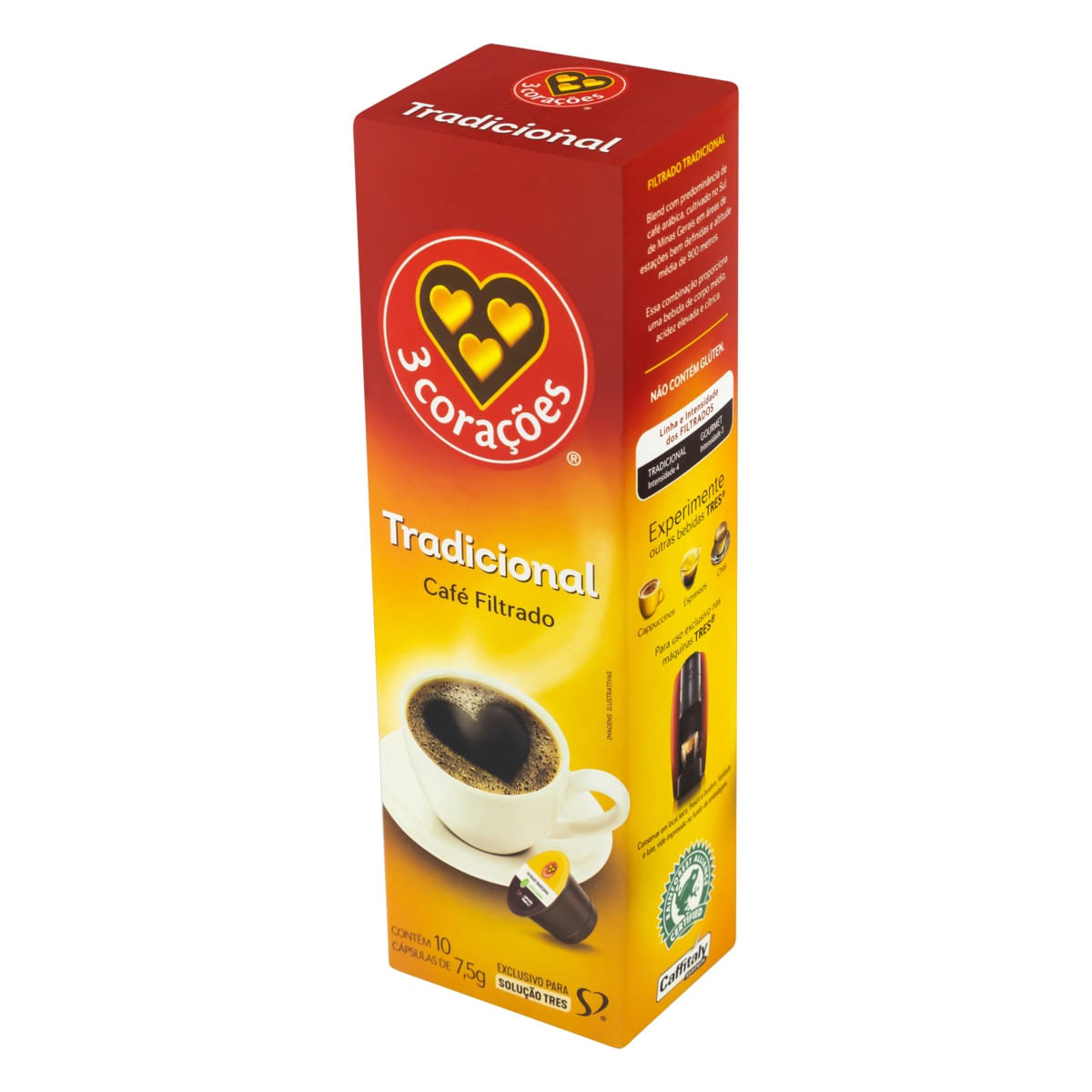 CápsuladeCaféFiltrado3coraõesTradicionalAngularDireita2