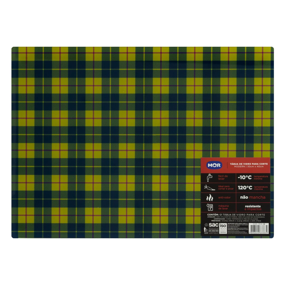 TábuadeVidroTemperadoRetangularMor40cmx30cmFrontal1