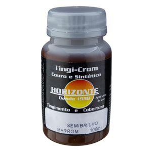 Tinta para Couro Horizonte 100ml Marrom