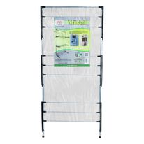 Varal de Parede Versátil Mahil de Alumínio 0,53m x 0,27m x 1,14m