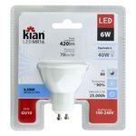 Lampada-Led-Dicroica-6500K-Kian-6W-AutovoltFrontal2