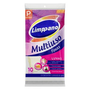 Luva Multiuso Fina Limppano Pequena 10 unidades