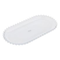 Travessa de Cristal Pearl Wolff 30cm x 15cm