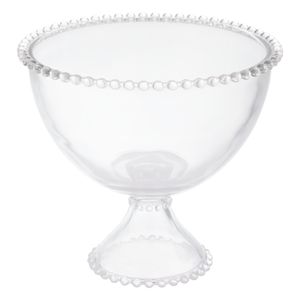 Saladeira de Cristal Pearl com Pé Wolff