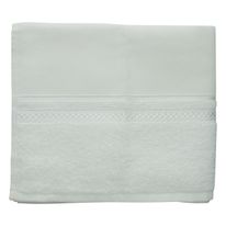 Toalha de Rosto Criativa Cristine Teka Branca 45cm x 80cm