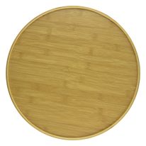 Bandeja Redonda de Bambu Ikinci 40cm