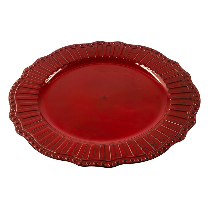 Sousplat-Vermelho-Vintage-Ikinci-33cmFrontalTopo2