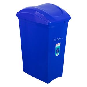 Lixeira Basculante Azul Sanremo 40l