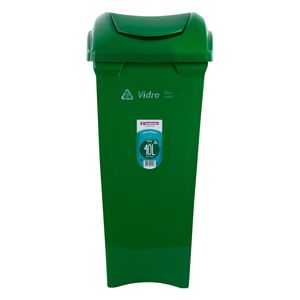 Lixeira Basculante Verde Sanremo 40l