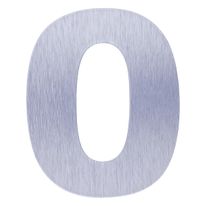 Número Residencial em Aço Escovado Numeral 125mm
