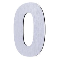 Número Residencial em Aço Escovado Numeral 125mm