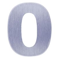 Número Residencial em Aço Escovado Numeral 60mm