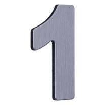 Número Residencial em Aço Escovado Numeral 60mm