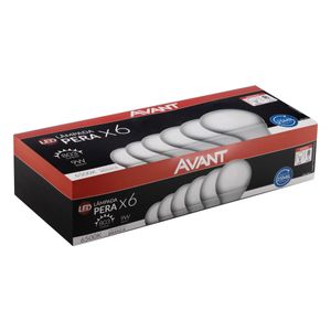 Kit de Lâmpadas de Led Avant 9W 6500K com 6 unidades