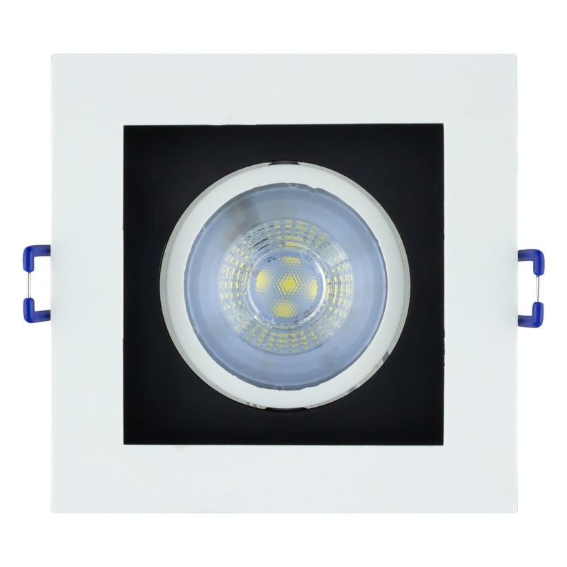 Spot-Led-de-Embutir-Recuado-Quadrado-Branco-Taschibra-5W-6500K-AutovoltFrontal1