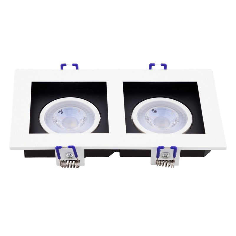 Spot-Led-de-Embutir-Recuado-Quadrado-Branco-Taschibra-10W-3000K-AutovoltFrontalTopo2