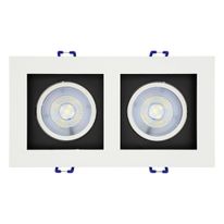 Spot Led de Embutir Recuado Quadrado Branco Taschibra 10W 6500K