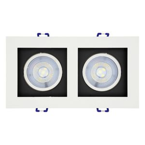 Spot Led de Embutir Recuado Quadrado Branco Taschibra 10W 6500K