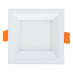 Painel Led de Embutir Branco Recuado Quadrado Taschibra Lux 6W 6500K