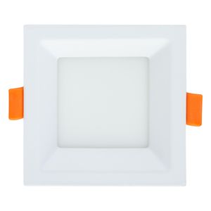 Painel Led de Embutir Branco Recuado Quadrado Taschibra Lux 6W 6500K