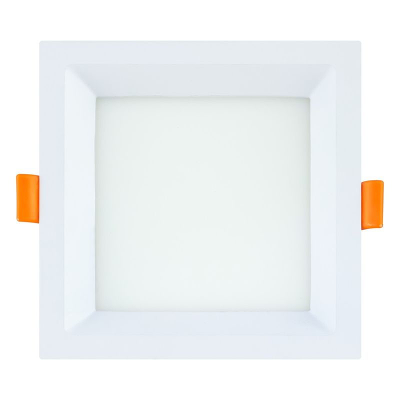 Painel-Led-de-Embutir-Branco-Recuado-Quadrado-Taschibra-Lux-12W-6500K-AutovoltFrontal1