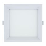 Painel-Led-de-Embutir-Branco-Recuado-Quadrado-Taschibra-Lux-18W-3000K-AutovoltFrontal1