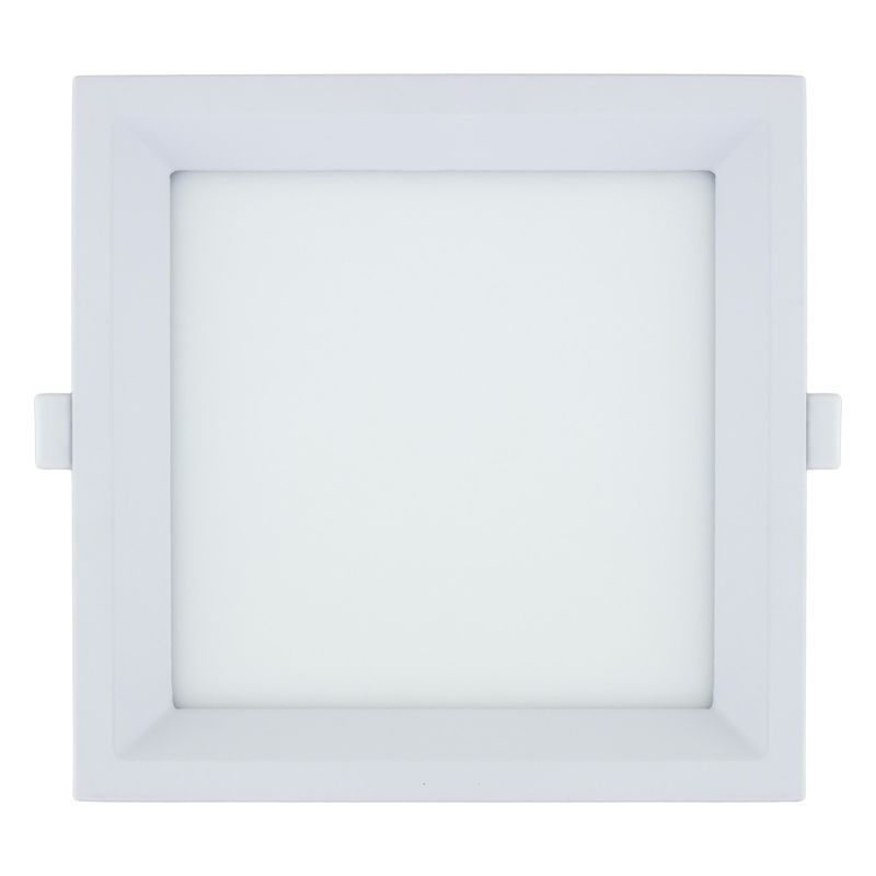 Painel-Led-de-Embutir-Branco-Recuado-Quadrado-Taschibra-Lux-18W-3000K-AutovoltFrontal1