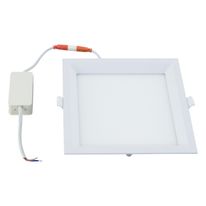 Painel Led de Embutir Branco Recuado Quadrado Taschibra Lux 18W 3000K
