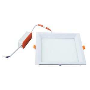 Painel Led de Embutir Branco Recuado Quadrado Taschibra Lux 18W 6500K