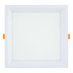 Painel-Led-de-Embutir-Branco-Recuado-Quadrado-Taschibra-Lux-24W-3000K-AutovoltFrontal1