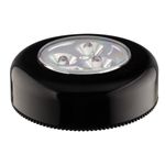 Luminaria-Led-Button-Preta-Bronzearte-Llum-03W-15VFrontalTopo2