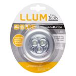 Luminaria-Led-Button-Prata-Bronzearte-Llum-03W-15VEmbalagemFrontal3