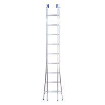 Escada de Alumínio Extensiva 2 x 9 Degraus Mor