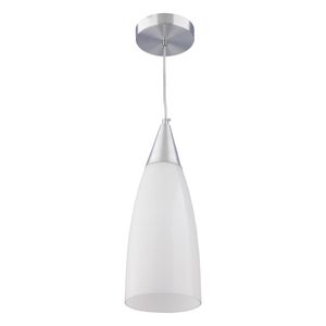 Pendente de Vidro Cone Branco Blumenau 1xE27