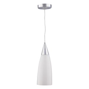 Pendente de Vidro Cone Branco Blumenau 1xE27