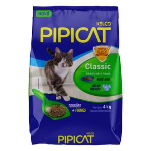 Areia Sanitária para Gatos Kelco Pipicat 4kg