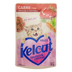 Sache de Carne para Gatos Adultos Kelco Kelcat 85g