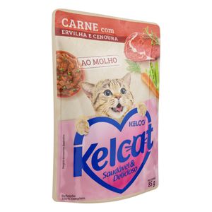 Sache de Carne para Gatos Adultos Kelco Kelcat 85g