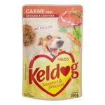 Sache-de-Carne-para-Caes-Adultos-Kelco-Keldog-100gFrontal1